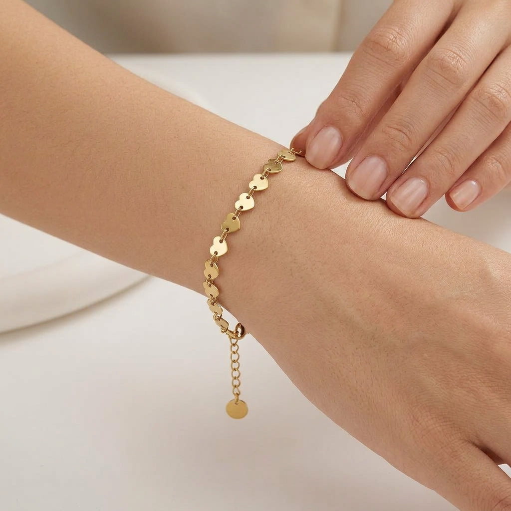 Armband hartjes