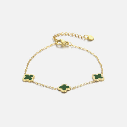 Armband klaver green