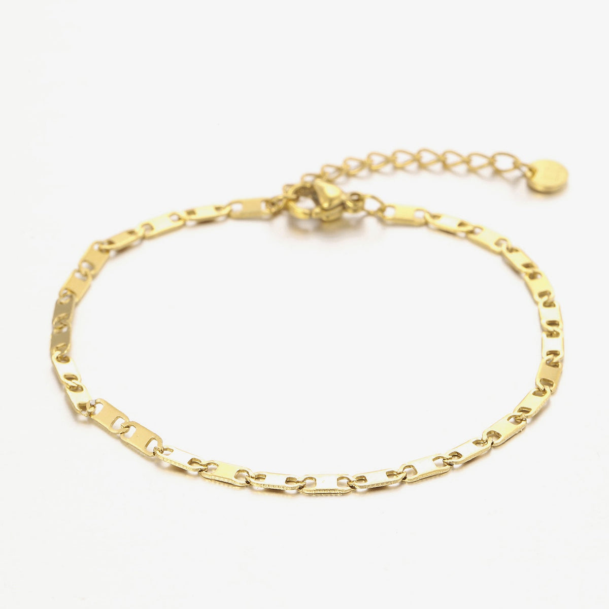 Armband platte schakel