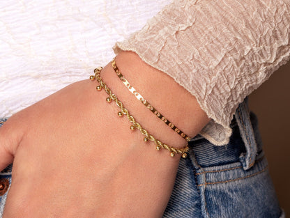 Armband platte schakel