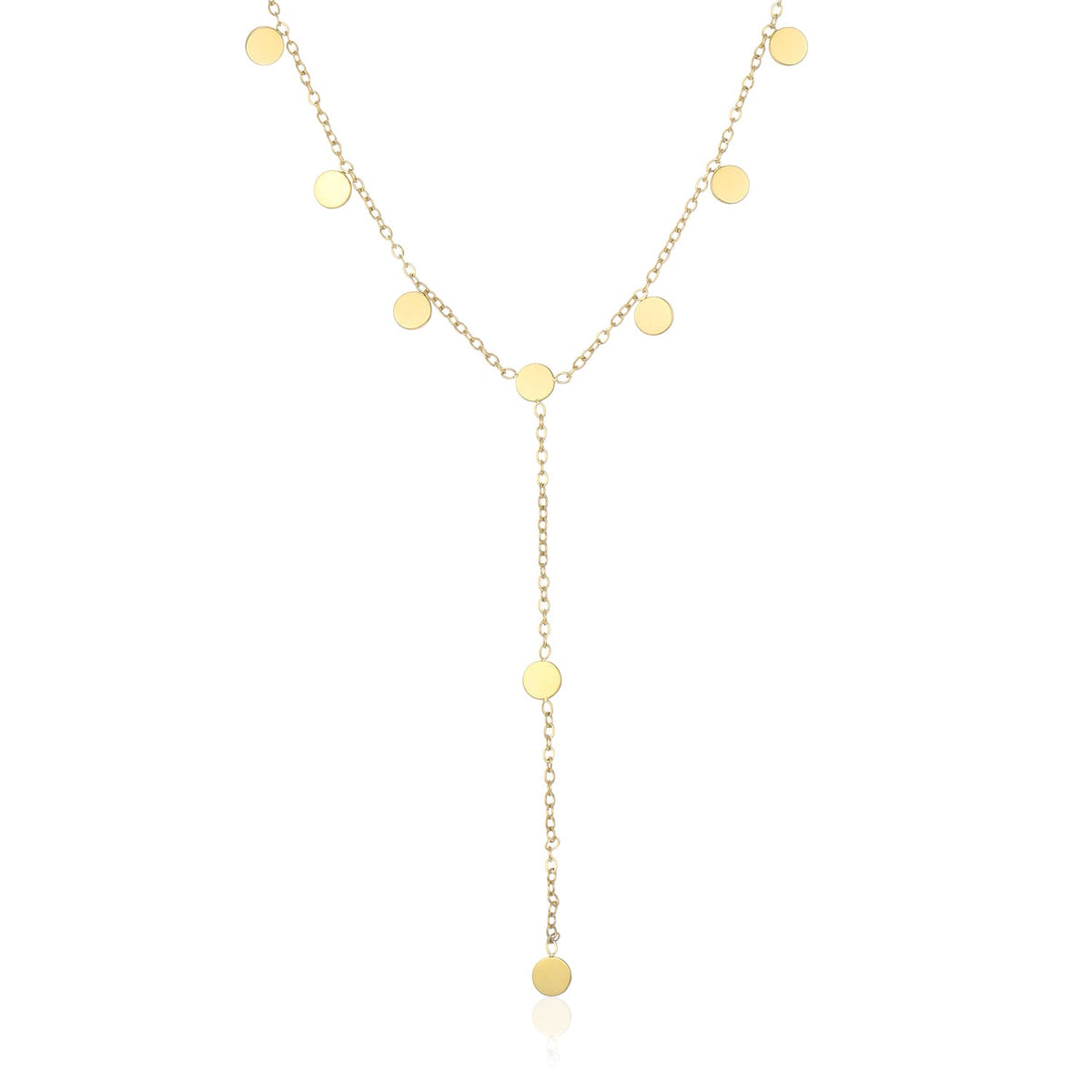 Ketting Y-vorm muntjes