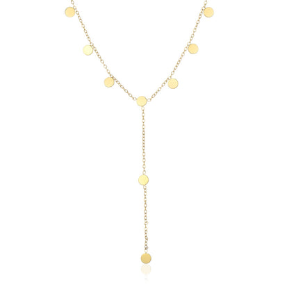 Ketting Y-vorm muntjes