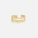 Ring tweelaags gevormd